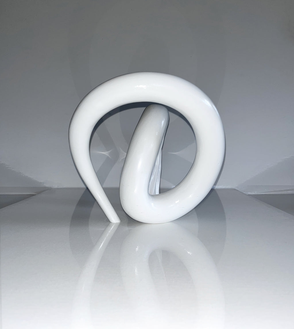 Contorted Glossy White