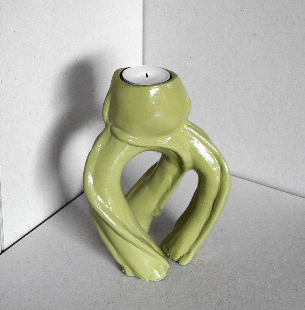 Candle holder Green