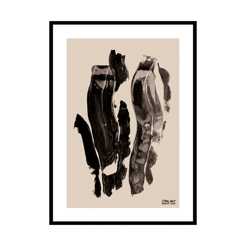 Beige Abstract Wall Art