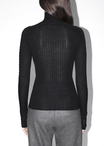 Novanne Jhons - Dabria fine knit organic wool sweater - back
